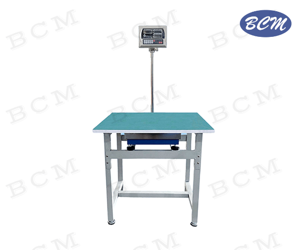 Working table and electronic scale BC310